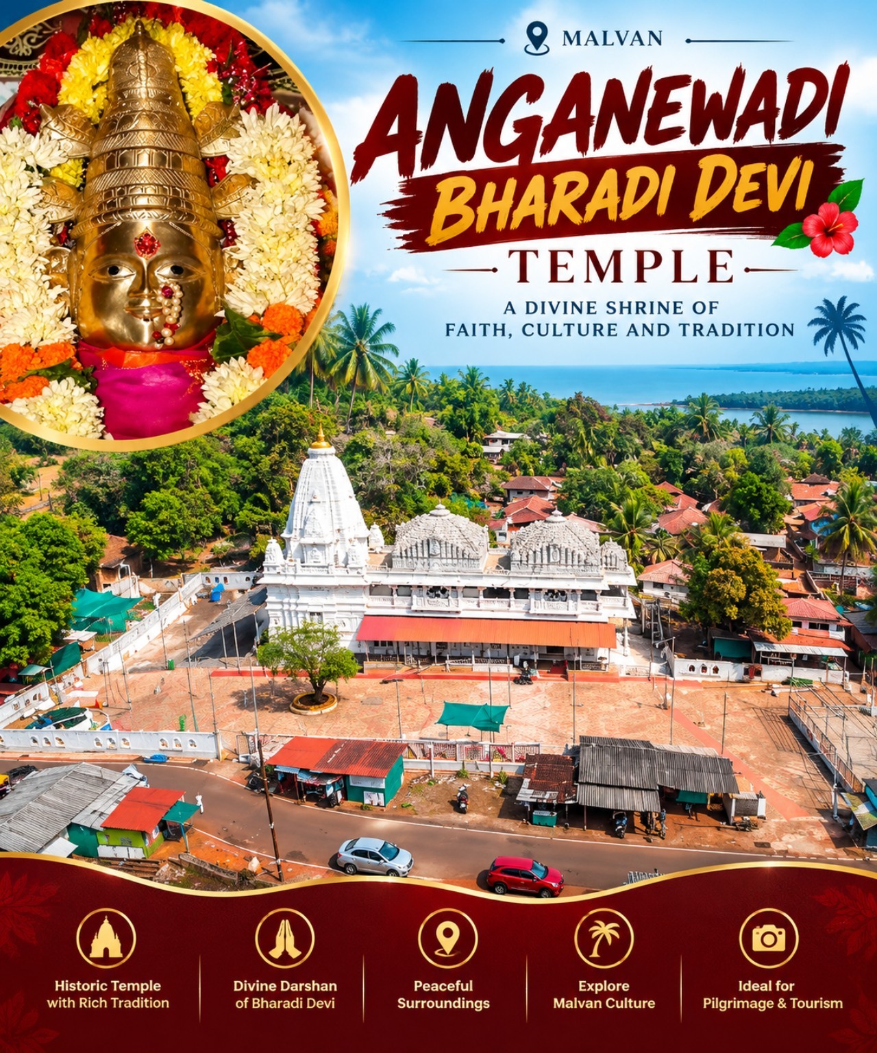 Anganewadi Bharadi Devi Temple attraction poster