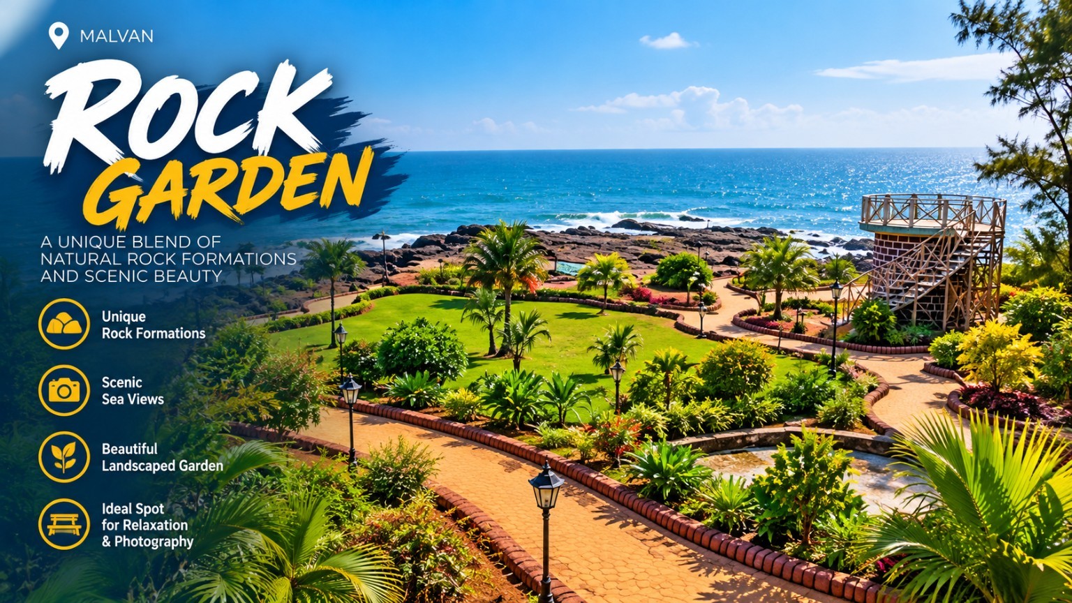 Rock Garden Malvan attraction poster